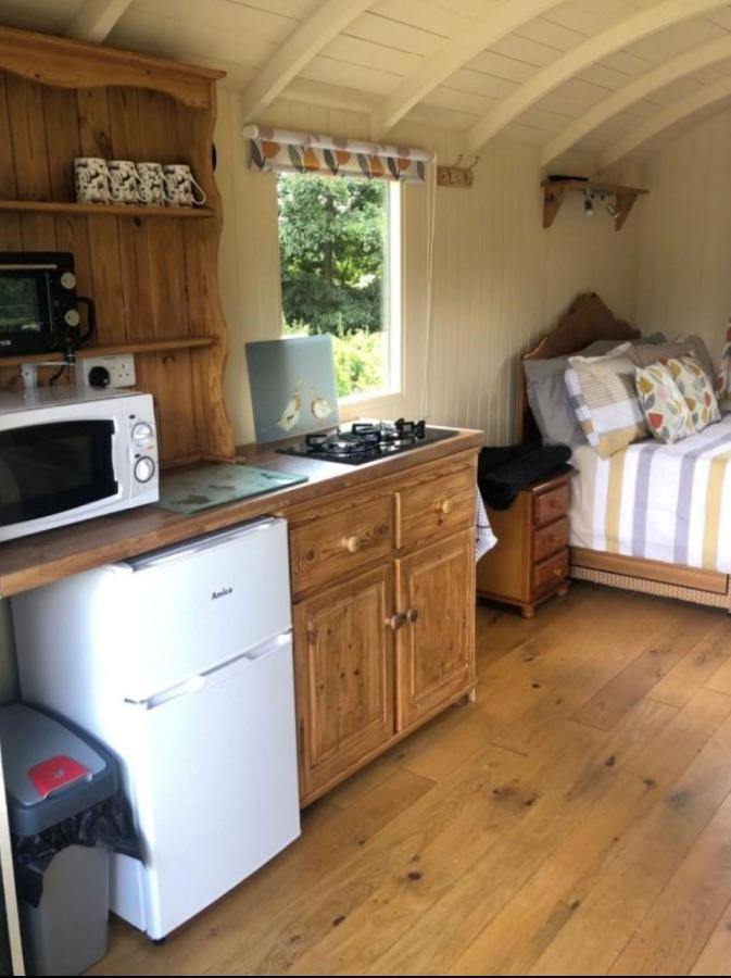 Charming Tranquil Shepherds Hut With Lakeside Balcony 'Roach' アックフィールド エクステリア 写真